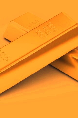 Настоящее золото в слитках обои