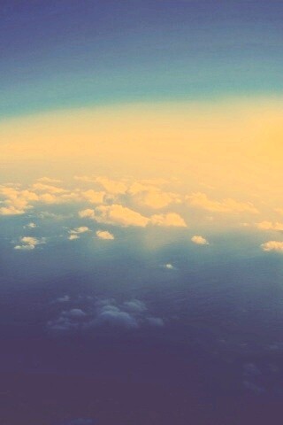 Вид с верхних слоёв атмосферы обои