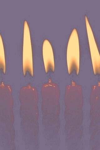 Красные свечи обои