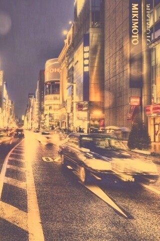 Ночное движение обои