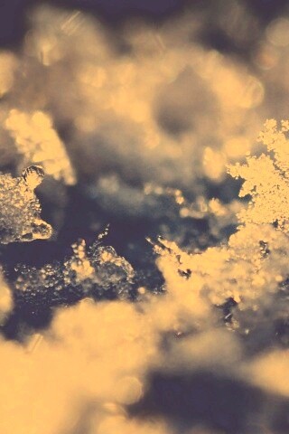 Макро фото снега обои