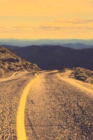 Горная дорога обои