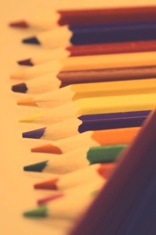 Цветные карандаши обои