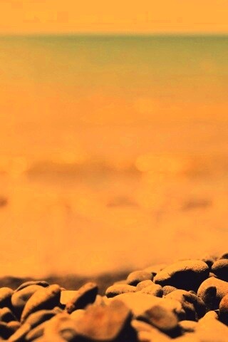 Пляж из гальки обои