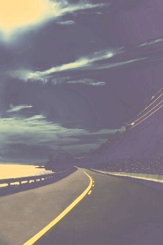 Ночная дорога обои