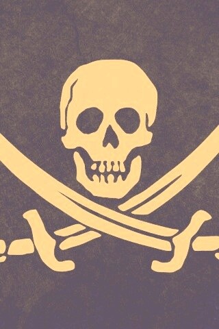 Пиратский флаг обои