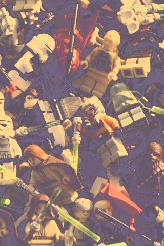 Человечки лего по мотивам звездных войн обои