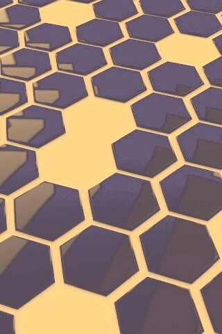 Мозаика из шестигранников обои