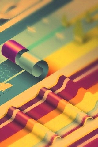 Аппликация из цветной бумаги обои