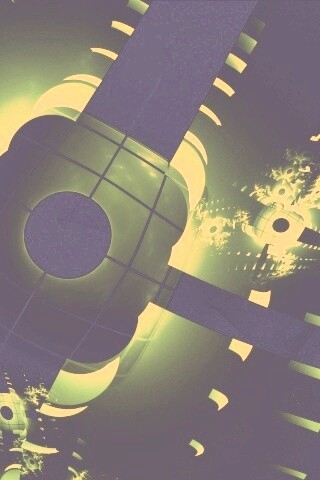 Абстрактные темно-зеленые фигуры обои