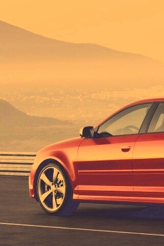 Ауди RS3 вид сзади обои