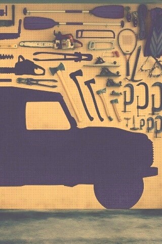 Типичный гараж обои