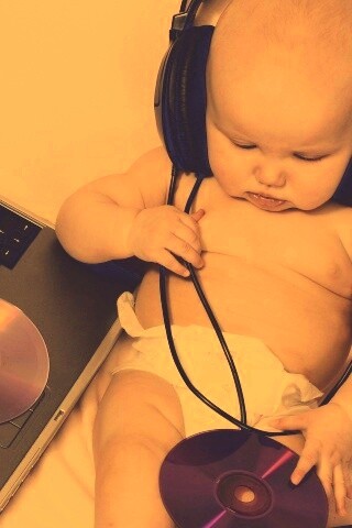 Маленький диск жокей обои