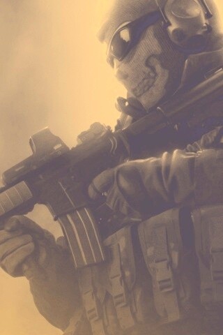 Солдат в маске обои