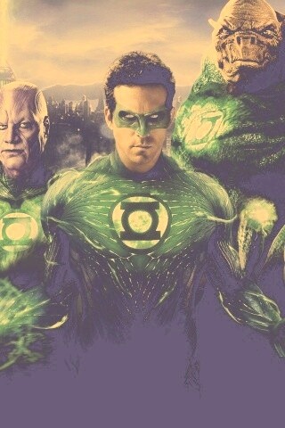 Зелёные фонари обои