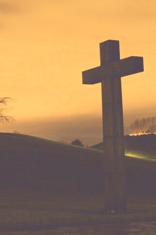 Каменный крест обои