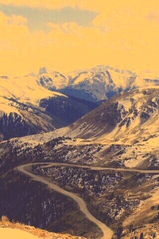 Горная дорога обои