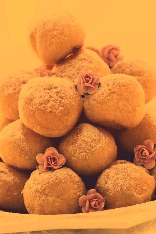 Круглые пироженки обои