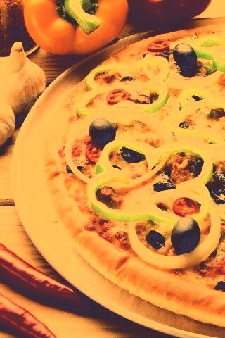 Пицца с паприкой обои