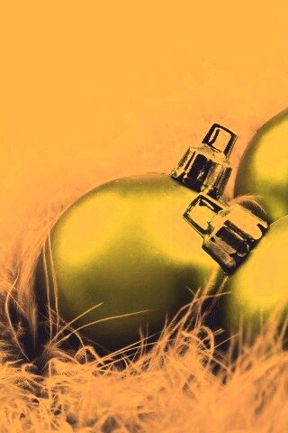 Новогодние шарики обои