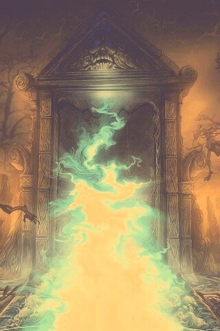 Демонические врата обои