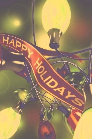 Гирлянда в 3D обои