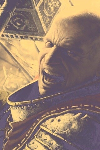 Воин с боевым молотом обои