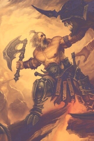 Варвар из Diablo 3 обои