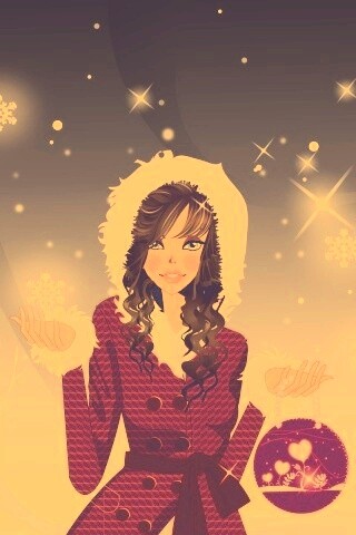 Модный новый год обои