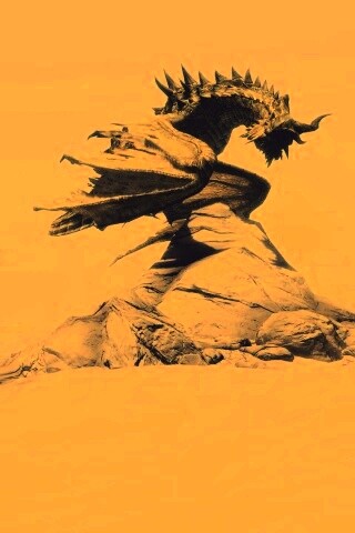 Человек и дракон обои