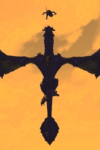 Нападающий дракон обои