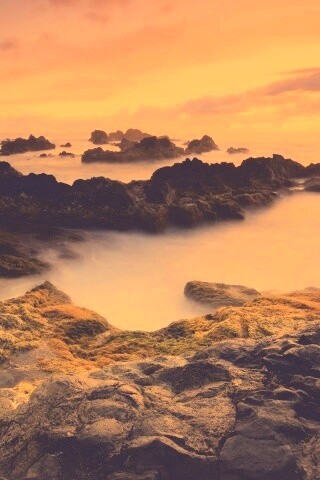 Острова в тумане обои