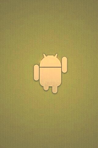 Логотип Android на зеленом фоне обои