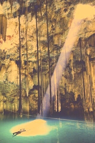 Пещера сталактитов обои