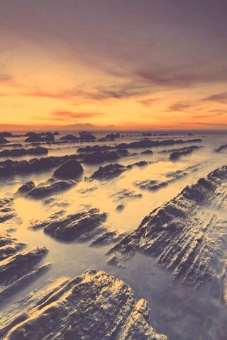 Рифы в тумане обои