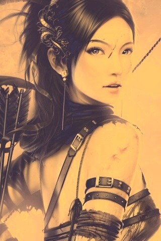 Лучница обои