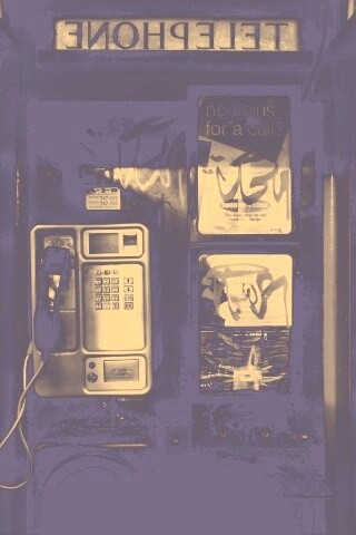 Телефонная будка обои