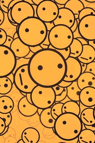 Фон из смайликов обои