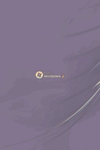 Темный фон Windows 7 обои