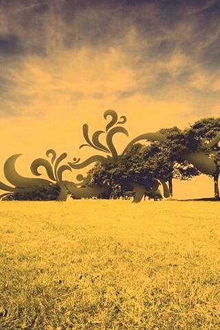 На равнине обои