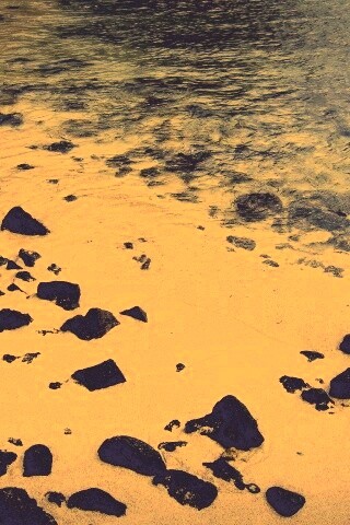 Каменистый берег обои