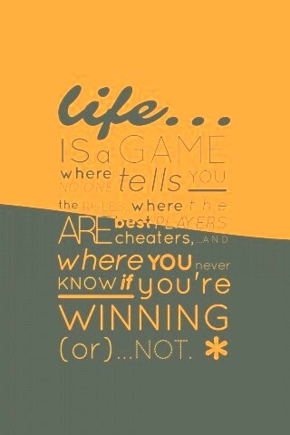 Жизнь - игра обои