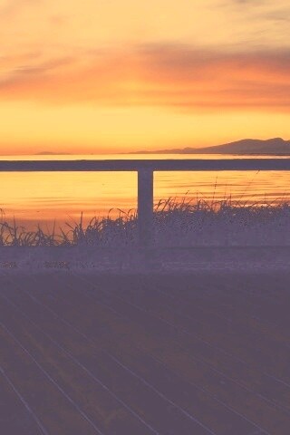 Терасса на море обои