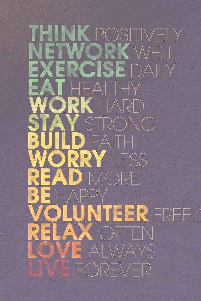 Think possitively обои