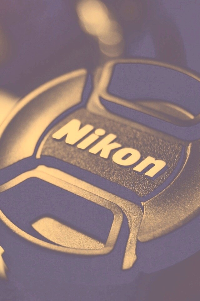 Крышечка от объектива Nikon обои