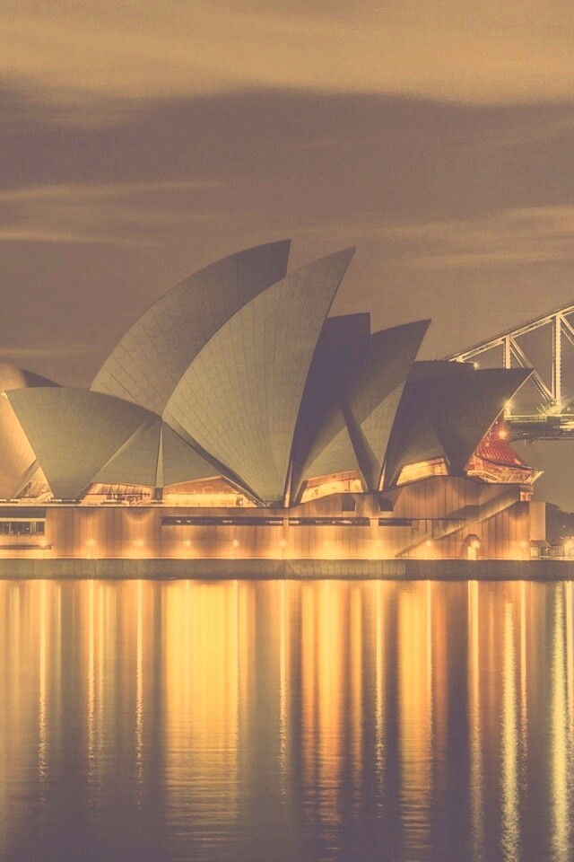 Здание оперы в Сиднее обои