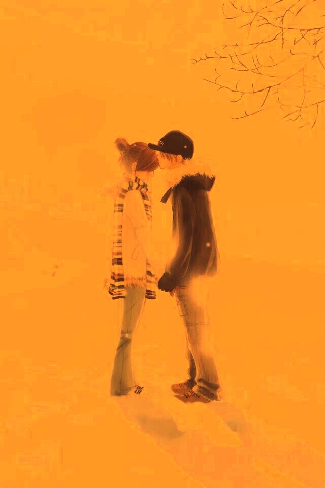 Влюбленная пара обои