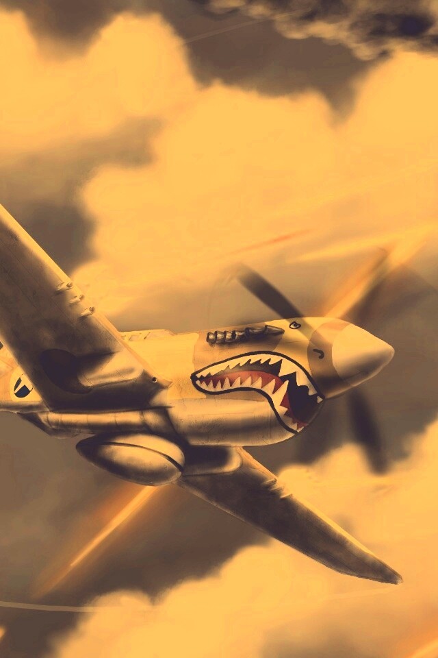 Истребитель акула обои