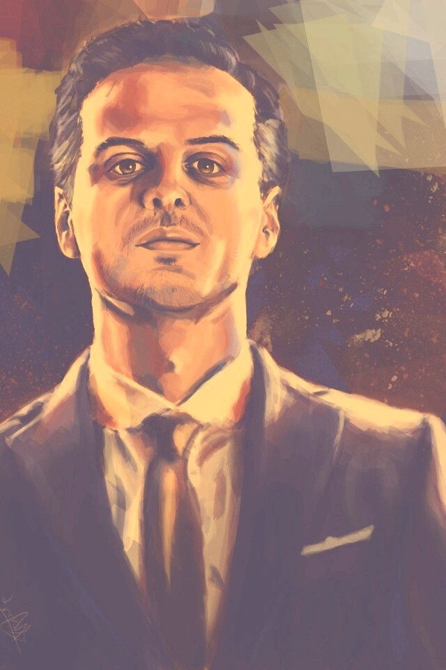 Портрет Джима Мориарти обои