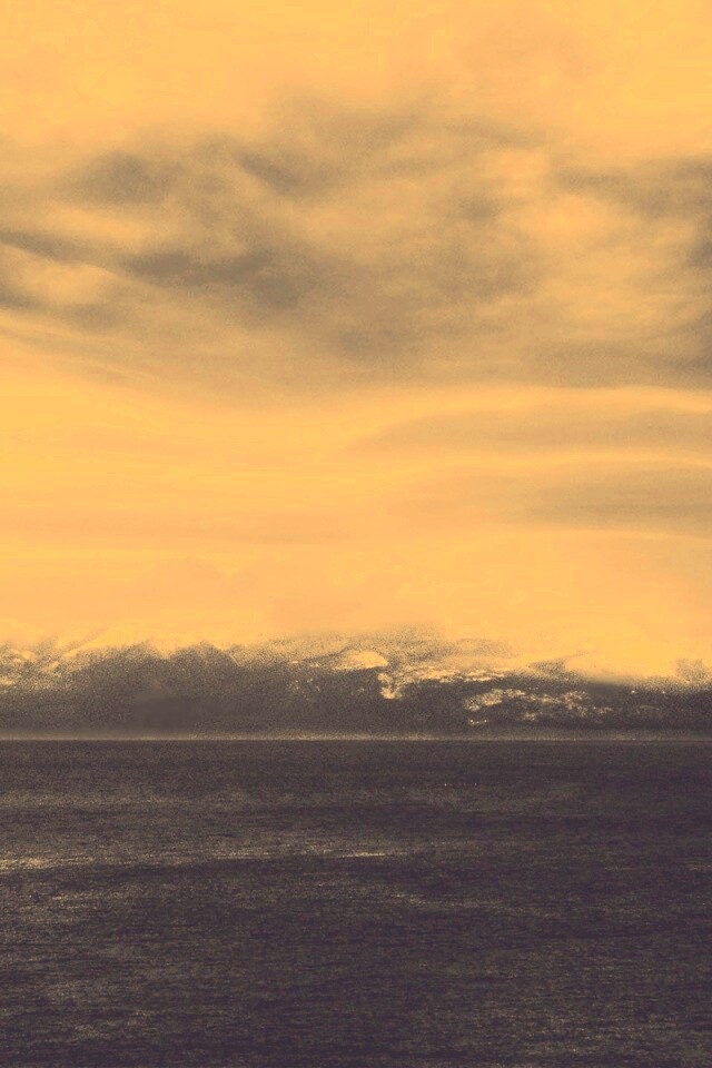 Горное побережье обои